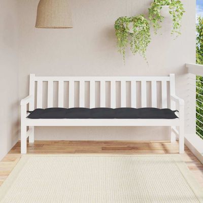 vidaXL Podložka na záhradnú lavičku 180x50x7 cm, oxfordská látka
