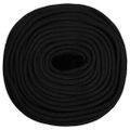 vidaXL Pracovné lano čierne 6 mm 500 m polyester