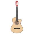 vidaXL Folková akustická gitara Cutaway so 6 strunami 38" lipové drevo