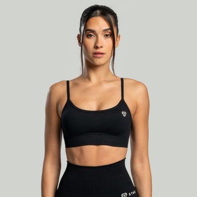 Športová podprsenka Seamless String Black - STRIX, veľkosť XS