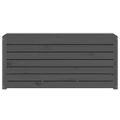 vidaXL Záhradný box sivý 101x50,5x46,5 cm masívna borovica