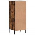 vidaXL Komoda dymový dub 34,5x34x90 cm spracované drevo