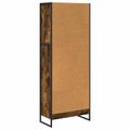 vidaXL Knižnica 60 x 30 x 155 cm Kompozitné drevo Dymová dub