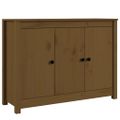 vidaXL Komoda medovo-hnedá 100x35x74 cm masívne borovicové drevo