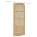 vidaXL Posuvné dvere ORKDAL 86 x 211 cm Borovicový masív