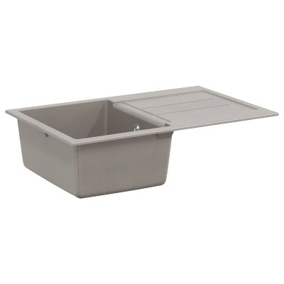 vidaXL Drez Sivá 780 x 500 mm 80% Kvárc a 20% Živica