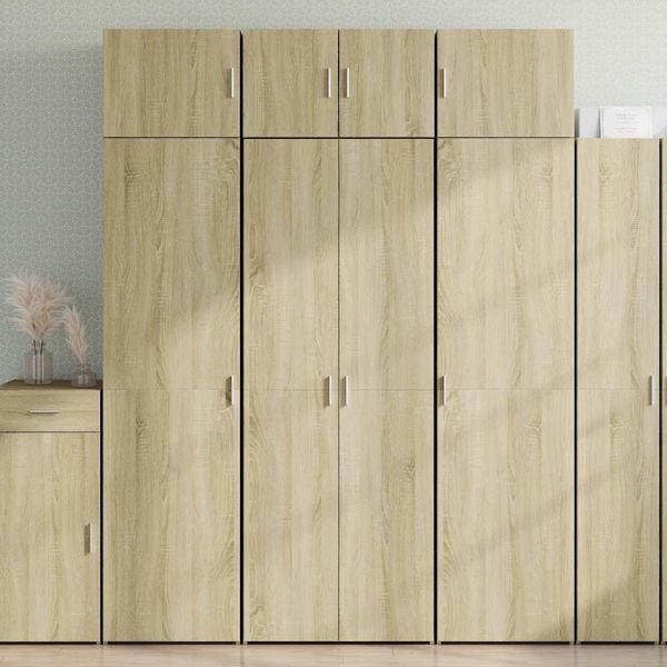 vidaXL Vysoká skrinka dub sonoma 70x42,5x185 cm kompozitné drevo