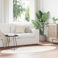 vidaXL Koberec HUARTE Krémová 100 x 200 cm 100% polyester