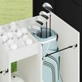 vidaXL Golfová skriňa Jednofarebný Biela 102 x 45 x 85,5 cm
