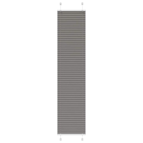 vidaXL plisovaná roleta antracit 40x200 cm Šírka látky 39,4 cm