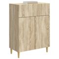 vidaXL Servírovacia skriňa so zásuvkou Dub sonoma 66 x 34,5 x 90 cm