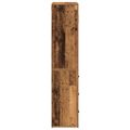 vidaXL Highboard Staré drevo 80 x 33 x 150 cm Kompozitné drevo