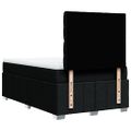 vidaXL Boxspring posteľ s matracom čierna 120x190 cm látka