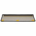 vidaXL Schodové rohože 15 ks 65x21x4 cm čierne s obdĺžnikovým okrajom