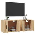vidaXL Nástenné TV skrinky 2 ks dub sonoma 57x34,5x40 cm