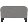 vidaXL Lavica tmavosivá 70x35x41 cm látka