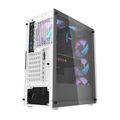 Počítačová skriňa Darkflash DK351+ 4 ventilátory (biela)