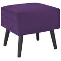 vidaXL Nočné stolíky 2 ks tmavofialové 40x35x40 cm zamatové