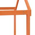 vidaXL Strecha na detskú posteľ voskovohnedá 217x95,5x159 cm borovica