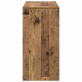 vidaXL Stôl Staré drevo Kompozitné drevo 90 x 37,5 x 75 cm