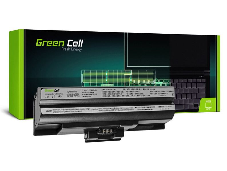 Green Cell SY03 batéria pre Sony Vaio VGN-FW PCG-31311M 3C1M 81112M 81212M (Black)