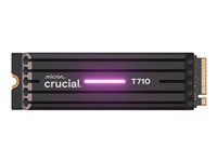 Crucial T710 - SSD - šifrovaný - 2 TB - interní - M.2 2280 - PCI Express 5.0 (NVMe) - TCG Opal Encryption 2.01 - integrovaný chladic