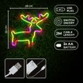 Neónové LED svetlo ELK viacfarebný Bat + USB FLNE12 Forever Light