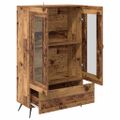 vidaXL Highboard Staré drevo 69,5 x 31 x 115 cm