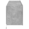 vidaXL TV nástenné skrinky s LED svetlami 2 ks betón. sivé 60x35x41 cm
