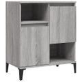 vidaXL Komoda sivý dub sonoma 60x35x70 cm spracované drevo