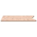 vidaXL Stolová doska 100x(55-60)x1,5 cm bukový masív