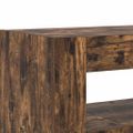 vidaXL Servírovacia skriňa Dymová dub 116 x 30 x 75 cm