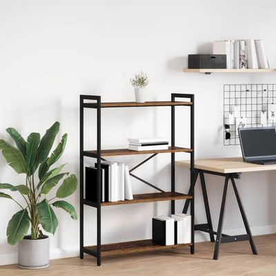 vidaXL Regál na knihy Staré drevo 80 x 30 x 120 cm Kompozitné drevo