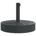 vidaXL Podstavec pod slnečník pre Ø38/48 mm tyče 25 kg kruh