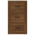 vidaXL Komoda hnedý dub 40x33x70 cm spracované drevo