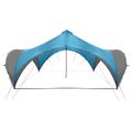 vidaXL Párty stan Modrá 600 x 600 x 400 cm Polyester a oceľ