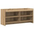 vidaXL TV skrinka 100 x 33 x 47 cm Dub artisan Kompozitné drevo