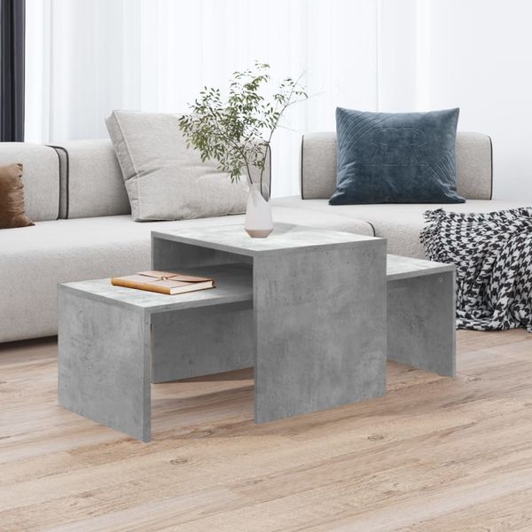 vidaXL Konferenčné stolíky, betónovo sivé 100x48x40cm kompozitné drevo