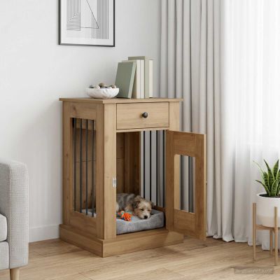 vidaXL Nábytok pre psa Dub artisan 50 x 47,5 x 80 cm Kompozitné drevo