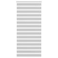 vidaXL Zebra roleta svetlosivá 115x200cm šírka látky 110,9cm polyester