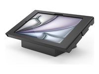 Black - Montážna sada (kryt, kapsula) - pre tablet - uzamykateľný - kovový rám, vysoko kvalitná oceľ - čierna - veľkosť obrazovky: 11" - na stôl, montáž na stenu - pre Apple 11-inch iPad Air (M2, M3)