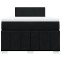 vidaXL Boxspring posteľ s matracom čierna 120x190 cm látka