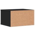vidaXL Stojan na tlačiareň čierny 40x32x22,5 cm kompozitné drevo