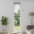 vidaXL Žalúzia Strieborná šedá 213 x 50 cm 25 mm PVC