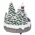 vidaXL Vianočná dekorácia na stôl 16 x 16 x 19 cm Živica Viacfarebný