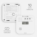 Detektor oxidu uhoľnatého Kruger&Matz Connect S10 WiFi Tuya Smart