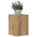 vidaXL Stojany na rastliny 2 ks dub artisan 25x25x35 cm kompoz. drevo