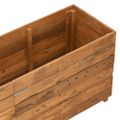 vidaXL Vyvýšený záhon 150x40x55 cm, recyklované tíkové drevo a oceľ