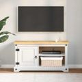vidaXL TV skrinka CORONA 100 x 40 x 52 cm Biela