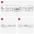 vidaXL Záhradná súprava gaučov 6 ks Biela a antracitová